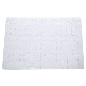 120 Pieces Blank Puzzles for Sublimation-Pure WhiteSparkleMagnetic