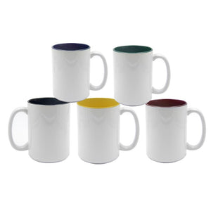 15OZ Color Two Tone Sublimation Mugs