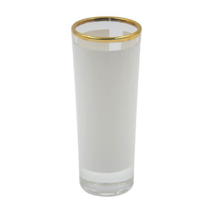 2.5OZ Sublimation Short Glass Blank