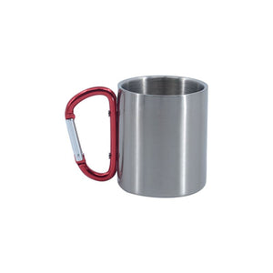 400ml Sublimation Stainless Steel Mugs with Red Handle