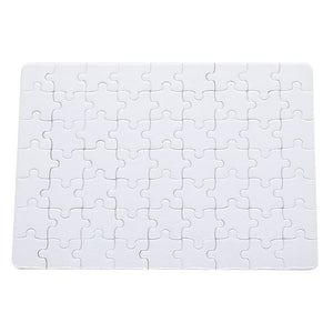 63 Piece Sublimation Puzzle (1318cm)-Pure WhiteSparkleMagnetic
