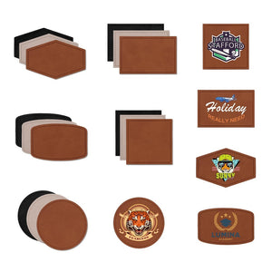 Adhesive DTF Transfer Custom Leather Patches