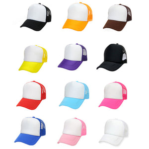 Adults Mesh Cap Sublimation Blank-12 Colors