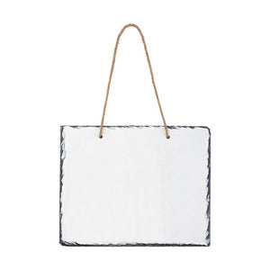 Big Rectangle Blank Sublimation Photo Slate Rock with String