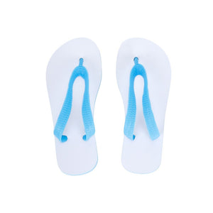 Blue Custom Sublimation Flip Flops for kids