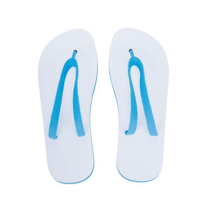 Blue Dye Sublimation Flip Flops for Adults