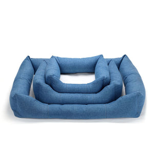 Blue Linen Sublimation Pet Bumper Cover-S/M/L Size