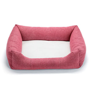 Pink Linen Sublimation Pet Bumper Cover Blank-S/M Size