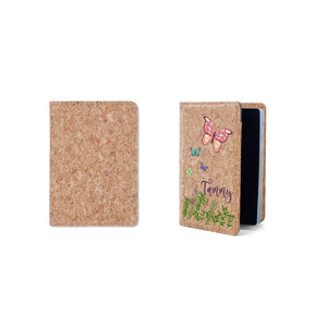 Cork DTF Passport Cover Blanks with Internal Card Slot – 195*135mm