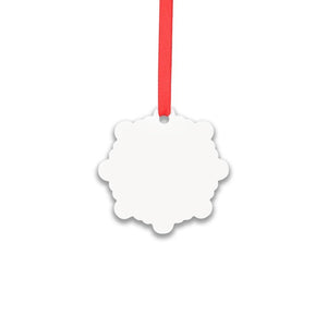 Double-side Printable Aluminum Christmas Sublimation Ornaments-Oval/Snowflake/Bell/Irregular/Mickey /Square/Rouhd/Heart Design