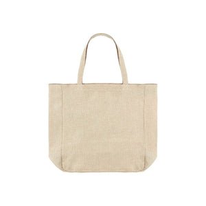 Faux Burlap Sublimation Tote Bag