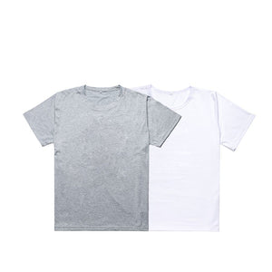 Kids Sublimation T-shirt Blanks-WhiteGrey