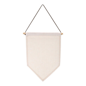 Linen Sublimation Flag with One Stick-20x30cm