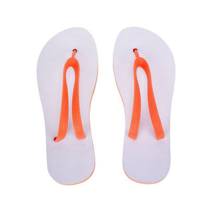 Orange Sublimation Flip Flop Blanks for Adults