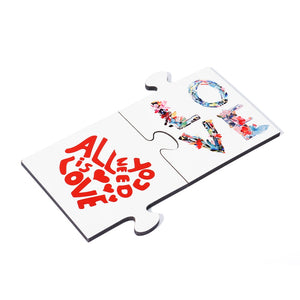 MDF Sublimation Couple Coaster Set