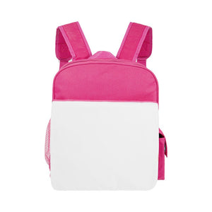 Sublimation Backpack for Kids-Red/Blue/Pink/Black/Hot Pink