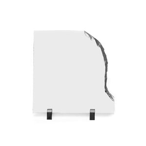 Sublimation Blank Photo Slate with Middle Square Right Open Design