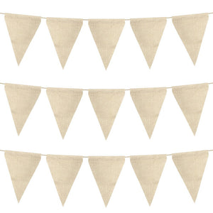 Sublimation Flags Burlap Banners (5 Pack)-Triangle/Rectangle