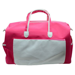 Sublimation Gym Bag-Black/Pink