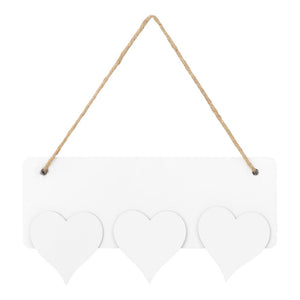 Sublimation MDF Board with 3pcs Heart Design Plaque