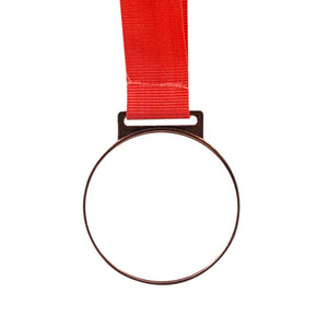 Sublimation Medals Blanks with Red Cord-GoldenSilverCooper Medal