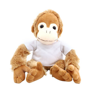 Sublimation Monkey Toy with T-shirt