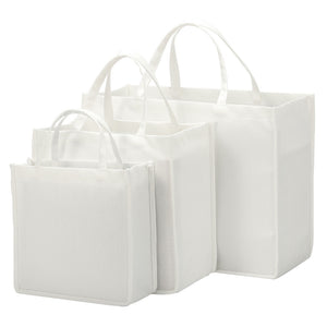 White Linen Jute Bag Tote Bags for Sublimation