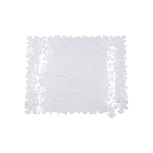 107 Piece Sublimation Puzzle Blank-Pure White/Sparkle