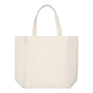 linen sublimation tote bags shopping bags