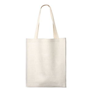 Linen sublimation tote bag shopping bag