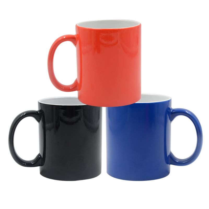 11OZ Full Color Changing Sublimation Mug (Glossy/Frosted Finish)-9 Col ...