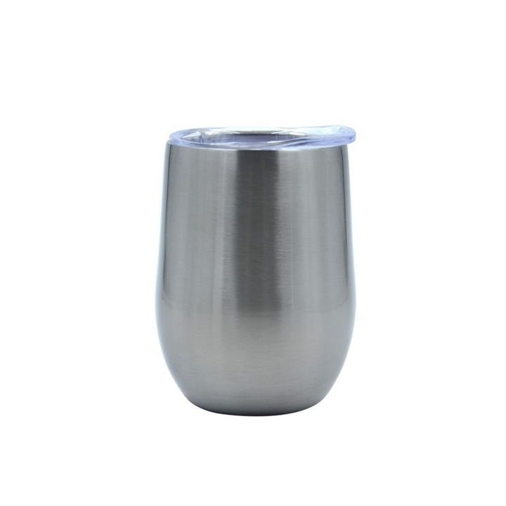 12OZ Stemless Stainless Steel Cup for Sublimation(Glossy/Matt Finish)-Silver/White/Mint Green/Purple