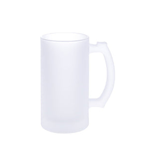 16OZ Frosted Beer Mug Sublimation Blanks-Frosted/Glossy