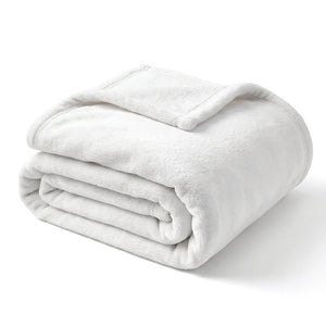 Sublimation Blanket Blank - White 320 GSM Flannel - 30 x 40", 50 x 60", 60 x 80"