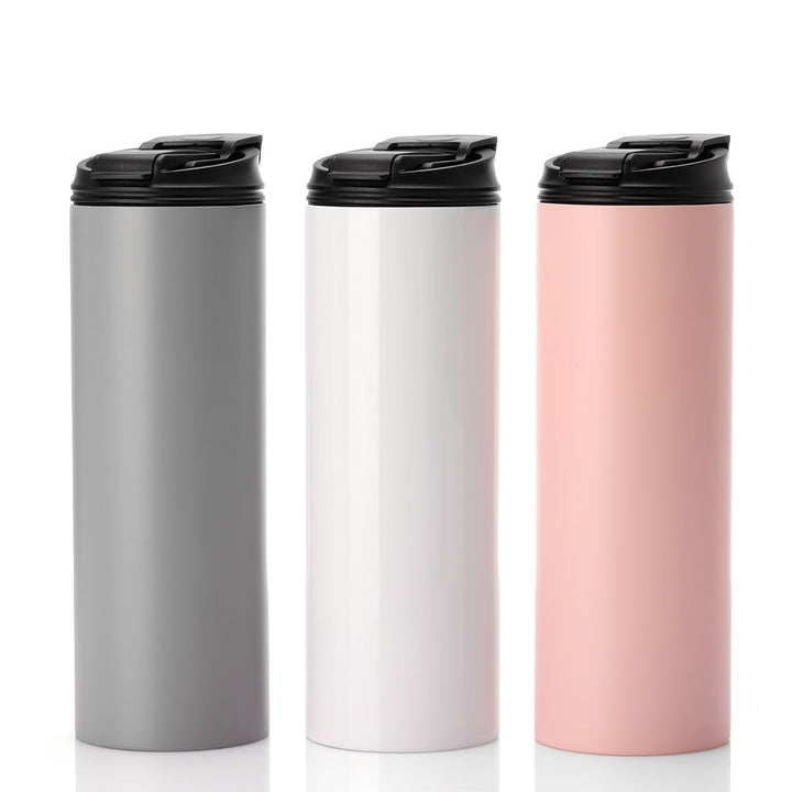 20OZ Sublimation Skinny Tumbler with Lid & Straw
