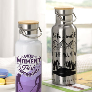 750ml Portable Stainess Steel Sublimation Water Bottle Blanks