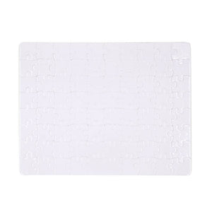 80 Pieces Sublimation Jigsaw Puzzle Blanks-Pure White/Sparkle/Magnetic