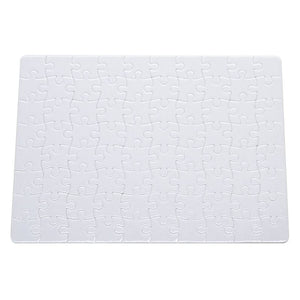 80 Piece Sublimation Puzzle Blanks-Pure White/Sparkle/Magnetic