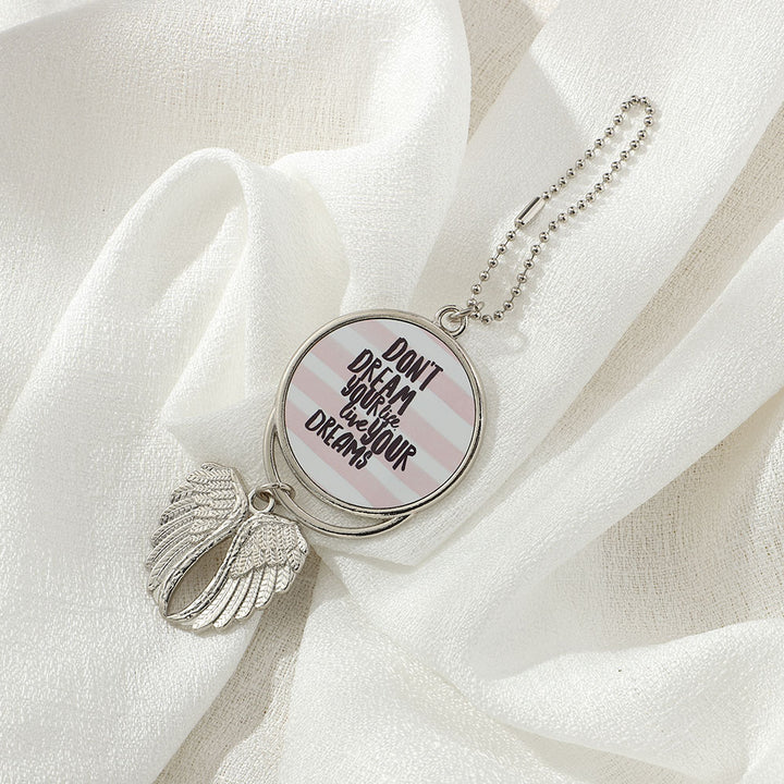 Angel Wings Metal Sublimation Ornament Blanks-Silver