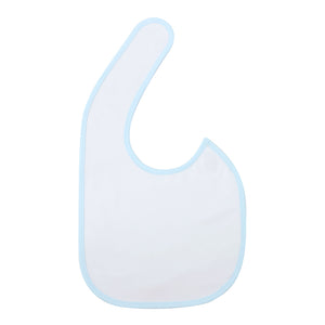 Baby Bib Sublimation Blank-Pink/Blue-Dual Layer