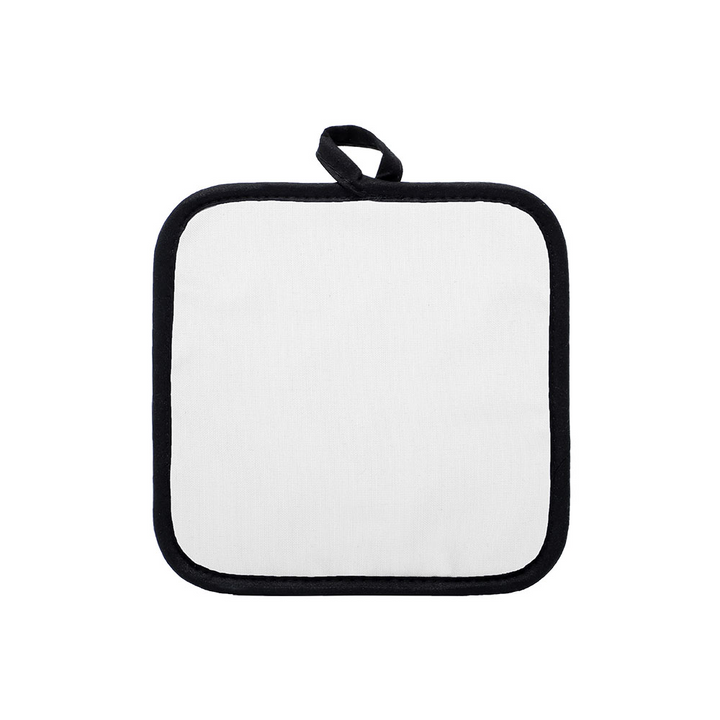Canvas blank Sublimation Oven Mitt-Flat-with Rubber Back