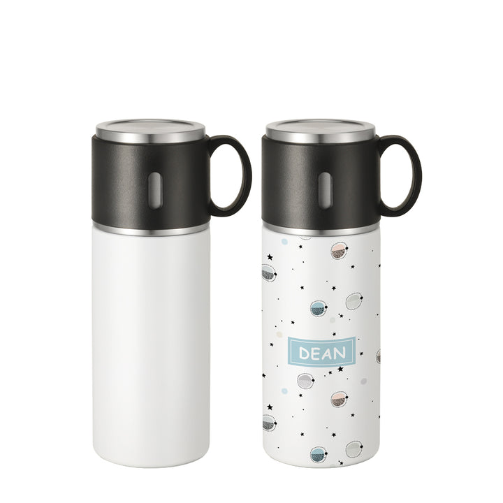 Double Wall Stainless Steel Water Bottle Sublimation Blank with Cup Cap