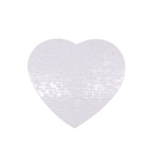 Heart Puzzle Sublimation Blank-Pure White/Sparkle/Magnetic
