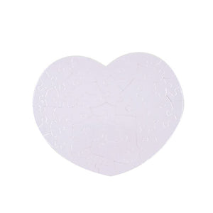 Heart Design Sublimation Heart Puzzle-Pure WhiteSparkleMagnetic