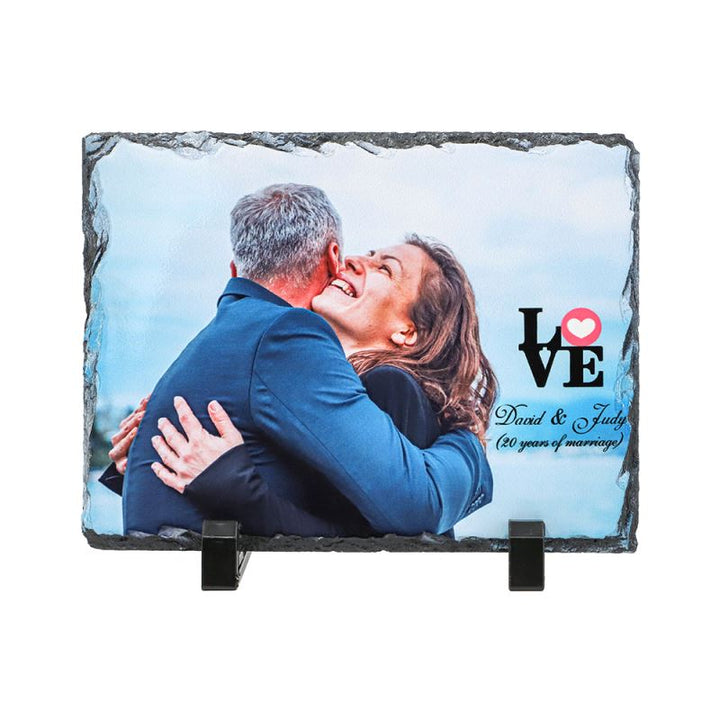 Large Rectangle Photo Slate Sublimation Blank Rock Plaque