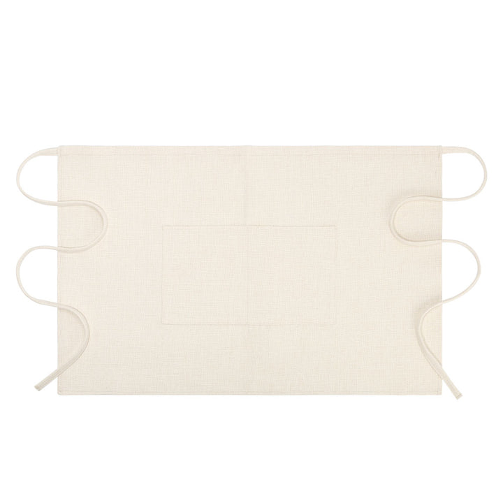 Linen Waist Sublimation Aprons with Pockets