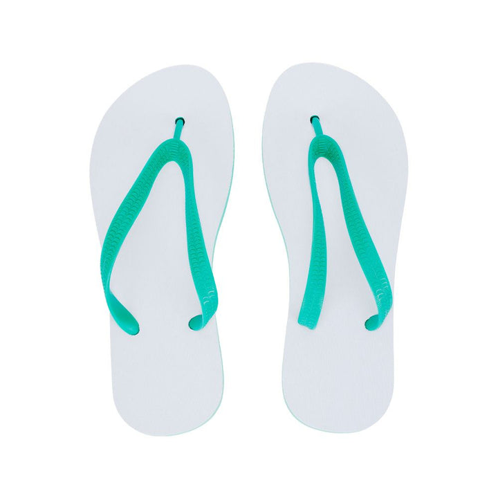 Green Sublimation Flip Flops Blanks for Adults