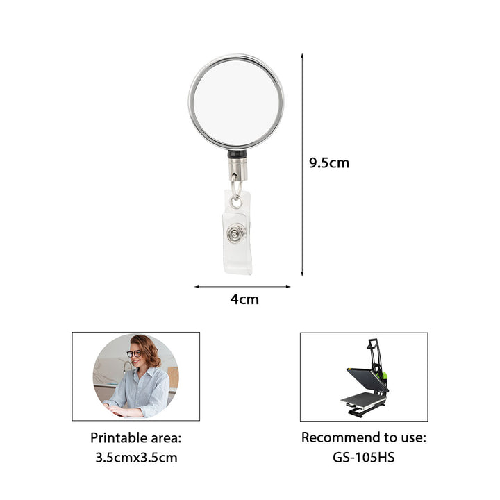 Sublimation Badge Reel Blank