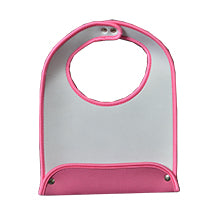 Neoprene Sublimation Baby Bibs-Blue/Pink
