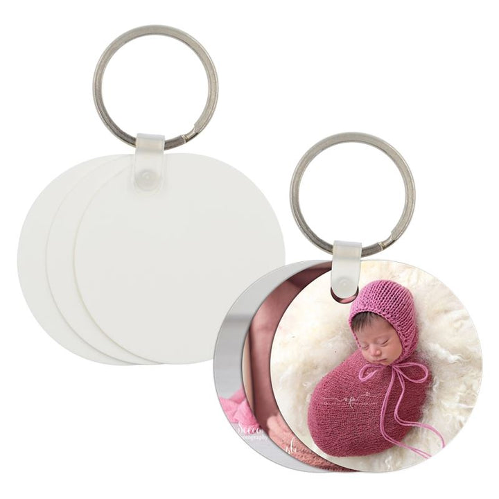 PET Keychains Sublimation Blanks